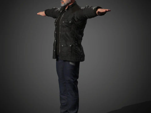 Terminator Character 3D Model