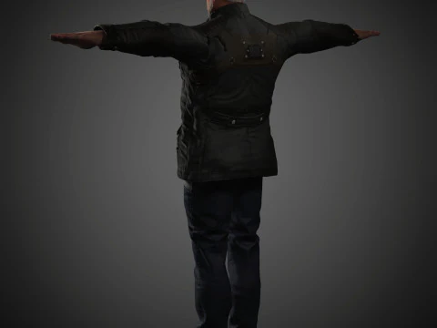Terminator Character 3D Model
