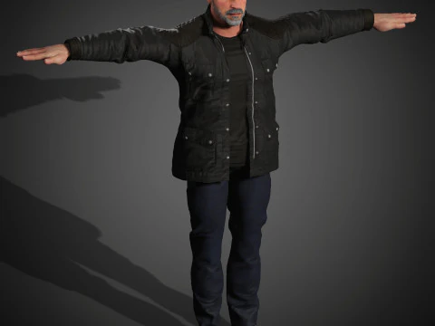 Terminator Character 3D Model