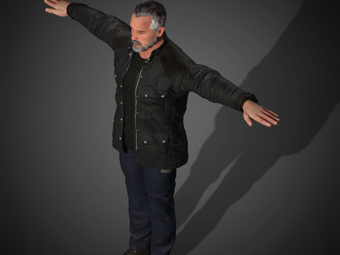 Terminator Character 3D 모델