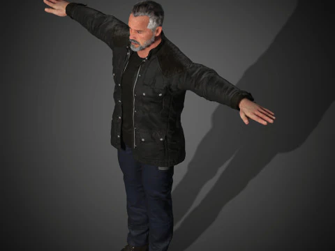 Terminator Character 3D Model