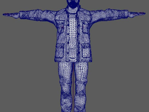 Terminator Character 3D Model