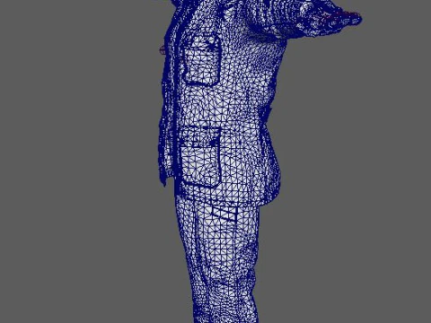 Terminator Character 3D Model