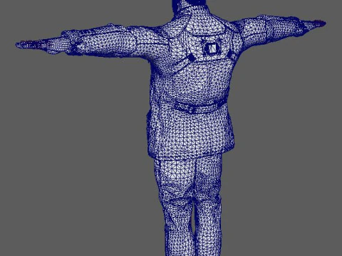 Terminator Character 3D Model