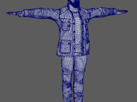 Terminator Character 3D Model