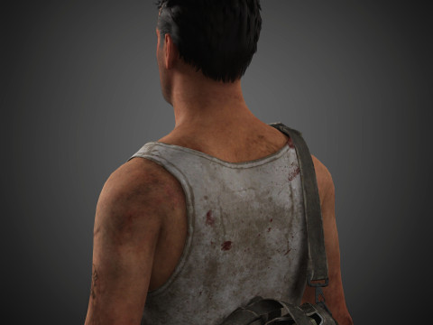 John McClane Character Modelo 3D