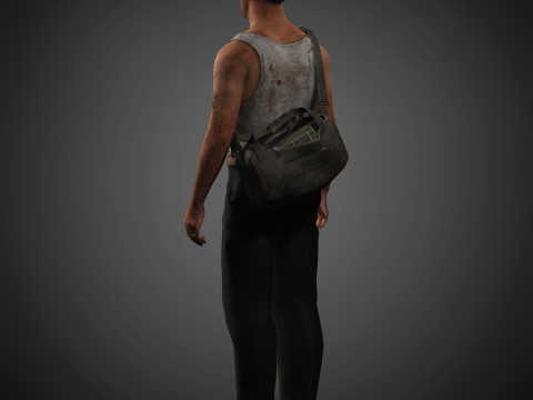 John McClane Character Modelo 3D