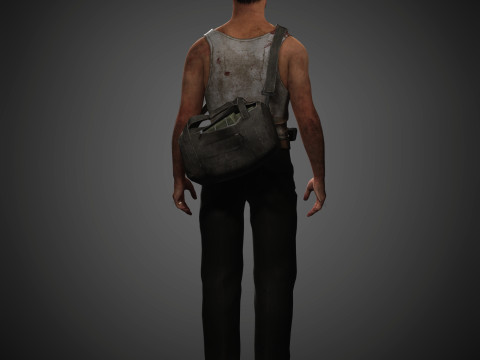 John McClane Character Modelo 3D