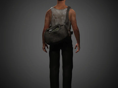 John McClane Character 3D Model