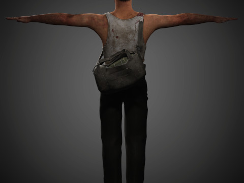 John McClane Character Modelo 3D