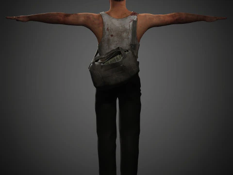 John McClane Character 3D Model