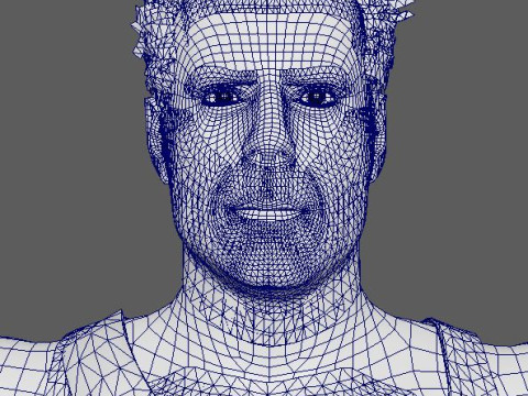 John McClane Character Modelo 3D