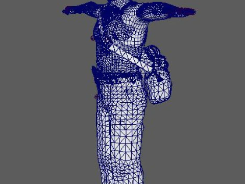 John McClane Character 3D Model