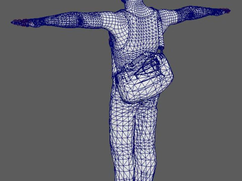 John McClane Character 3D Model