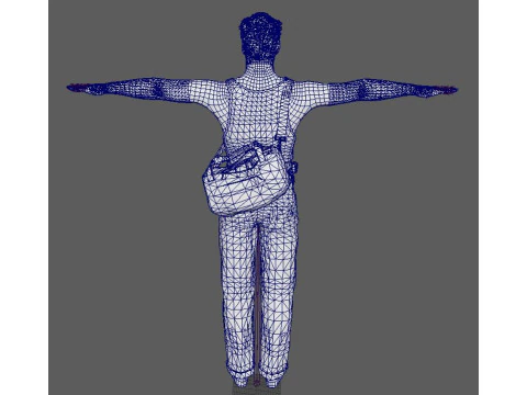 John McClane Character 3D Model