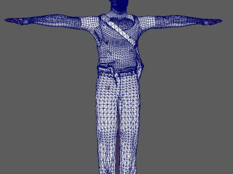John McClane Character 3D Model