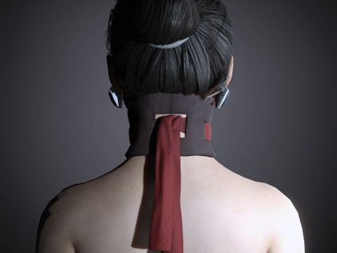 Skarlet Character Model 3D