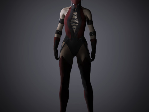 Skarlet Character Model 3D