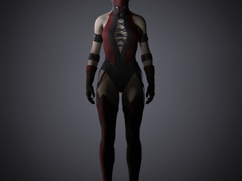 Skarlet Character Model 3D