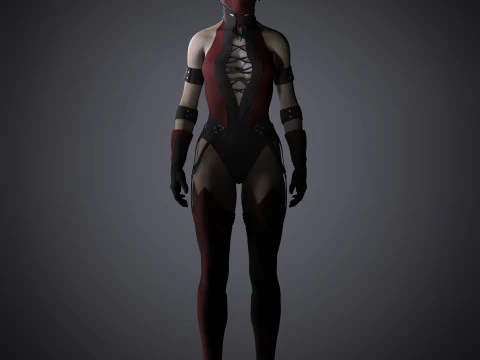 Skarlet Character 3D Model