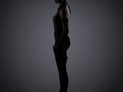 Skarlet Character Model 3D