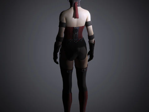 Skarlet Character 3D Model