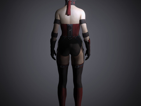 Skarlet Character Model 3D