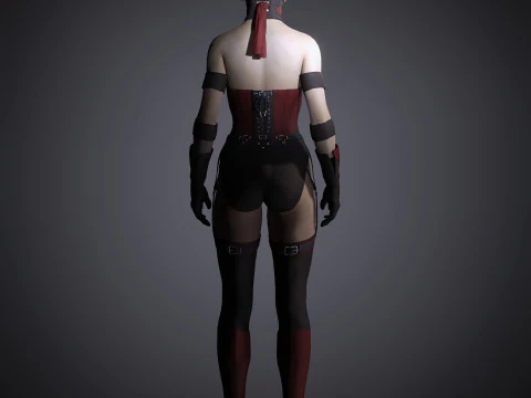 Skarlet Character 3D Model