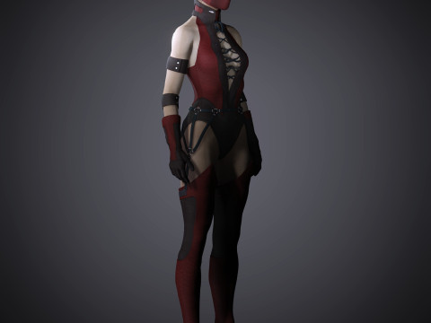 Skarlet Character Model 3D
