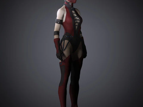 Skarlet Character 3D Model