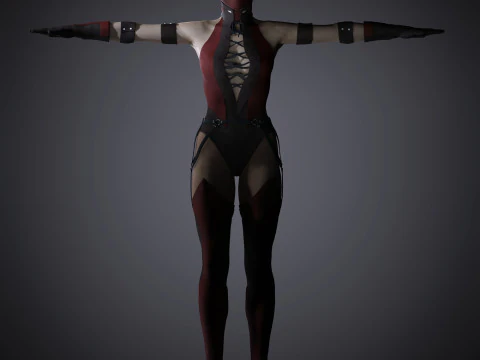 Skarlet Character 3D Model