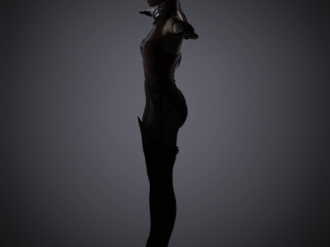 Skarlet Character Model 3D