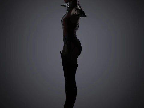 Skarlet Character 3D Model