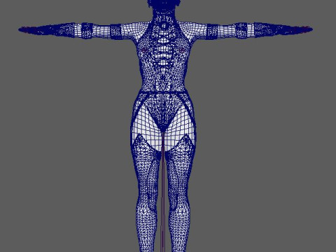 Skarlet Character Model 3D