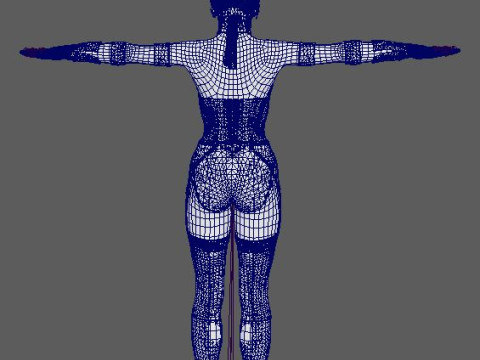 Skarlet Character Model 3D