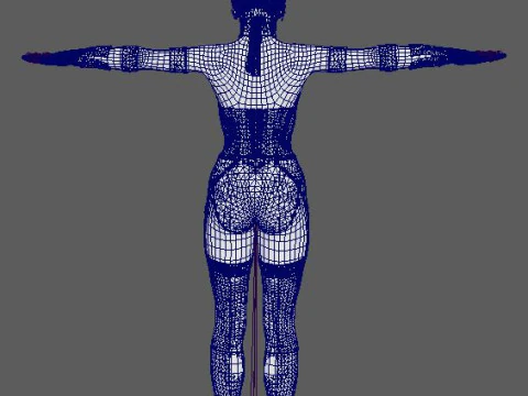 Skarlet Character 3D Model