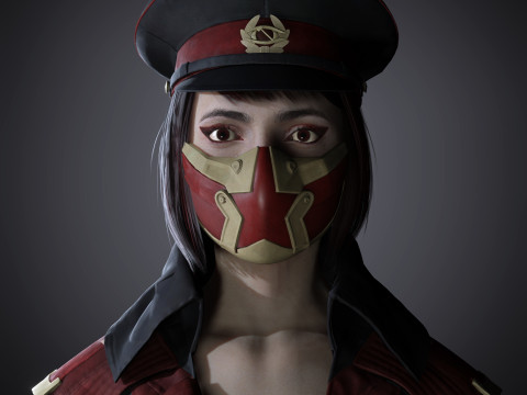 Skarlet Character 3D Модель