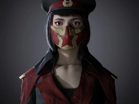 Skarlet Character 3D Model