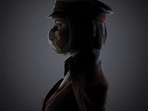 Skarlet Character 3D Model