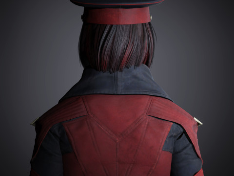 Skarlet Character Model 3D