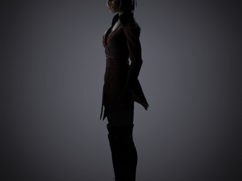 Skarlet Character Model 3D