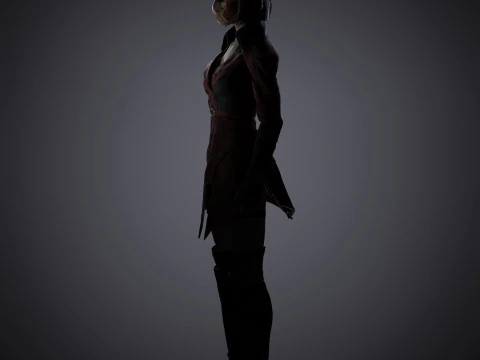 Skarlet Character 3D Model