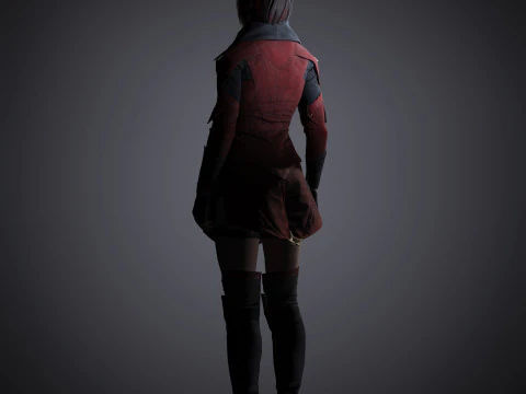 Skarlet Character 3D Model