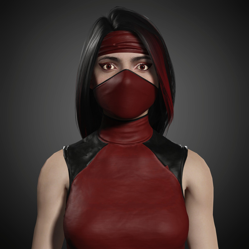 Skarlet Character Modello 3D .c4d .max .obj .3ds .fbx .stl .blend 