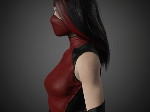 Skarlet Character Modello 3D