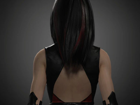 Skarlet Character 3D Model