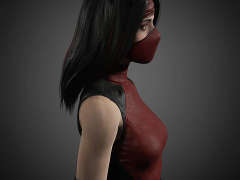 Skarlet Character 3D Model