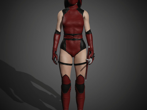 Skarlet Character Modello 3D
