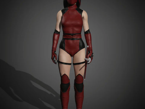 Skarlet Character 3D Model
