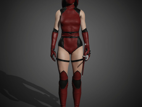 Skarlet Character Modello 3D